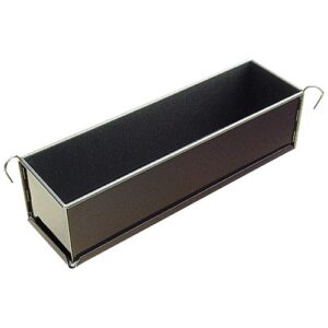 Photo de GOBEL Pâté long uni - antiadhérent - à charnière - fond démontable - 350x80x80 mm *