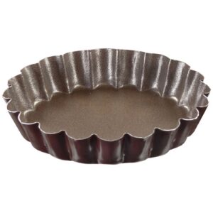 Photo de GOBEL Moule à tartelette cannelée 12 cm - Acier antiadhérent