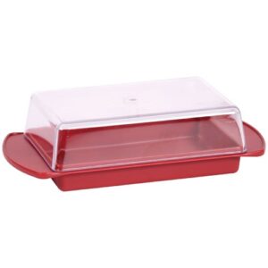 Photo de EDA Beurrier rouge rubis couvercle transparent