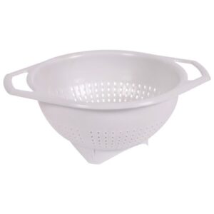 Photo de EDA Passoire plastique 2.5L à pied blanc cérusé