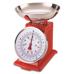 Photo de TERRAILLON Balance mécanique 5 kg Rétro Rouge - Tradition 500