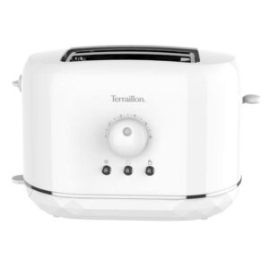 Photo de TERRAILLON Grille-pain 2 fentes Blanc - Diamant - 15352