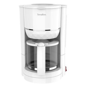 Photo de TERRAILLON Cafetière filtre 10/15 tasses Blanche - Diamant - 15353