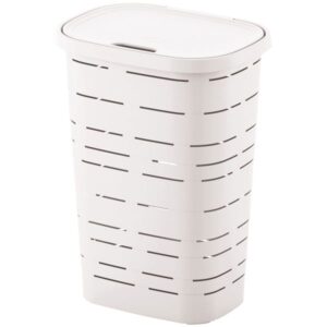 Photo de M-HOME Coffre à linge signature 55l blanc