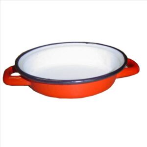 Photo de KITCHEN FUN Plat à uf 18 cm - Rouge d'Antan