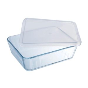 Photo de PYREX Plat rectangulaire avec couvercle 22 x 17 cm - Cook & Store Classic