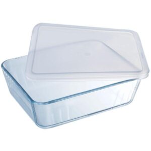 Photo de PYREX Plat rectangulaire avec couvercle 27 x 23 cm - Cook & Store Classic