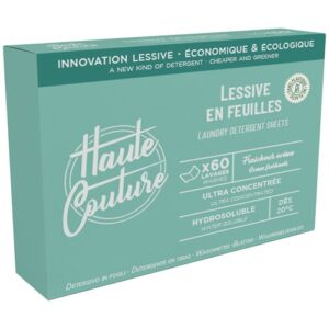 Photo de HAUTE COUTURE Lessive en feuilles fraicheur océan 60 lavages
