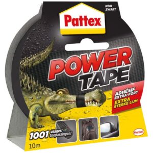 Photo de PATTEX Adhésif Réparation Power Tape Noir étui 10 m x 50 mm
