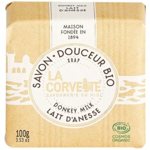 Photo de LA CORVETTE Savon douceur bio lait anesse 100g