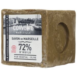 Photo de LA CORVETTE Savon de marseille olive s/cello 300g
