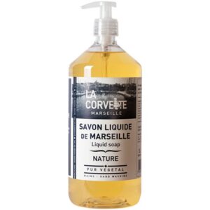 Photo de LA CORVETTE Savon liquide de marseille nature 1l pompe