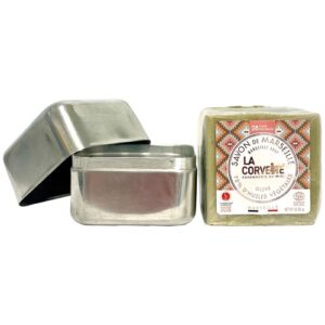 Photo de LA CORVETTE Coffret cube savon de Marseille olive 300 g + boîte - Édition Limitée