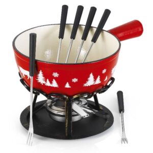 Photo de TABLE ET COOK Service à fondue Rouge - Alpestre