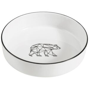 Photo de TABLE ET COOK Assiette creuse 19 cm Ours - Origami