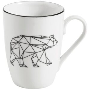Photo de TABLE ET COOK Mug déjeuner 31 cl Ours - Origami