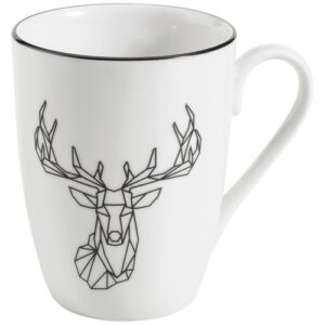 Photo de TABLE ET COOK Mug déjeuner 31 cl Cerf - Origami