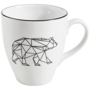 Photo de TABLE ET COOK Mug déjeuner 45 cl Ours - Origami