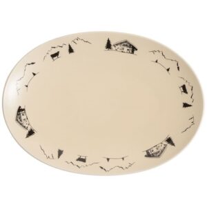 Photo de TABLE ET COOK Plat ovale 24 x 17 cm - Montagne