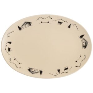Photo de TABLE ET COOK Plat ovale 29.5 x 17 cm - Montagne