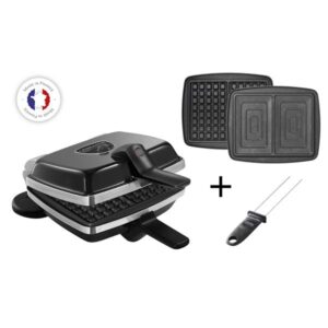 Photo de LAGRANGE Gaufrier / Croque + pic à gaufres - Super 2 Antiadhésif - 39426