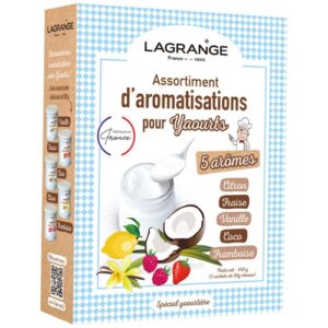 Photo de LAGRANGE Assortiment de 5 aromatisations pour yaourts *