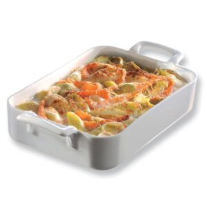 Photo de REVOL Plat rectangle 30 x 21.5 x 6.5 cm Blanc - Belle Cuisine