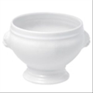 Photo de REVOL Soupière tête de lion 45 cl - Blanc