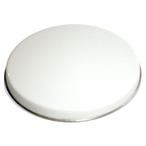 Photo de BAUMALU Cache-plaque 20 cm émail Blanc