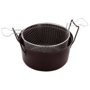 Photo de BAUMALU Friteuse du Nord 28 cm Email Noir