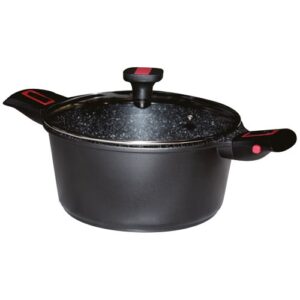 Photo de BAUMALU Faitout 26 cm avec couvercle - Granit Pro