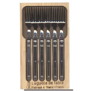 Photo de JEAN DUBOST Coffret 6 fourchettes - Laguiole Inox