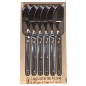 Photo de JEAN DUBOST Coffret 6 cuillères de table - Laguiole Inox