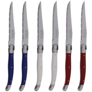 Photo de JEAN DUBOST Bloc 6 couteaux à steak Laguiole - Un été à la Française