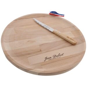 Photo de JEAN DUBOST Plateau à pizza 33 cm + couteau - Les Couteaux à la Française