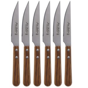Photo de JEAN DUBOST Coffret 6 couteaux grill - Tradition Olivier