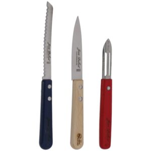 Photo de JEAN DUBOST Coffret 3 couteaux de cuisine - Un été à la Française