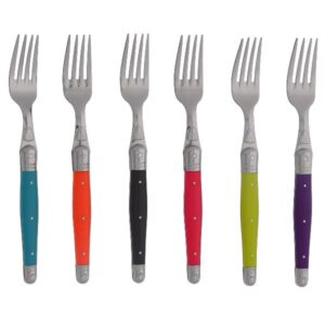 Photo de JEAN DUBOST Coffret de 6 fourchettes - Laguiole Tonic Mix