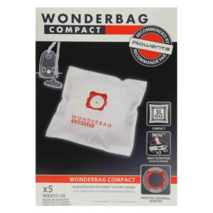 Photo de ROWENTA Lot de 5 sacs aspirateur Wonderbag Compact - WB305120