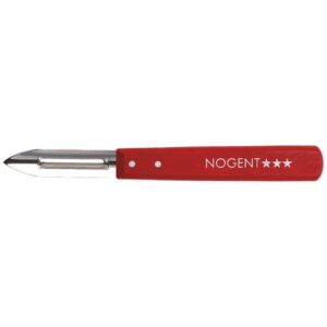 Photo de NOGENT Éplucheur 2 tranchants Rouge Cerise - Classic Bois