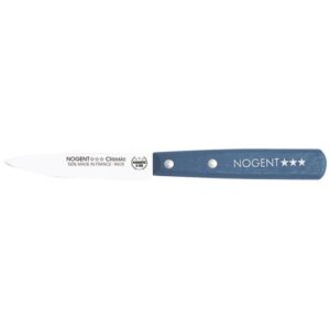 Photo de NOGENT Couteau Office 9 cm Bleu Paon - Classic Bois