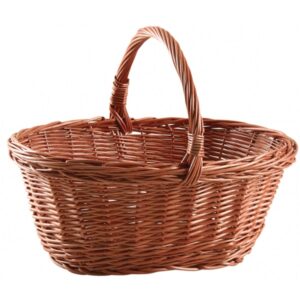 Photo de AUBRY GASPARD Panier de marché en osier buff ovale