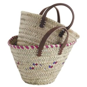 Photo de AUBRY GASPARD Couffin enfant palmier l30 2 anses cuir