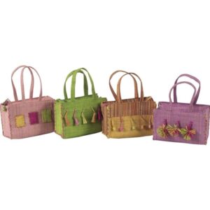 Photo de AUBRY GASPARD Mini sac en rabane top zip ass.