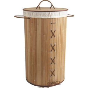 Photo de AUBRY GASPARD Panier à linge pliable bambou
