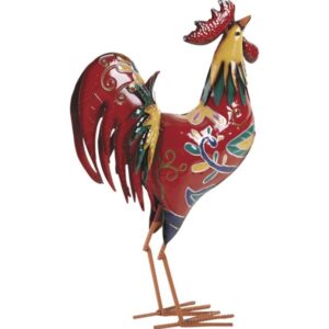 Photo de AUBRY GASPARD Coq métal h51 coloré
