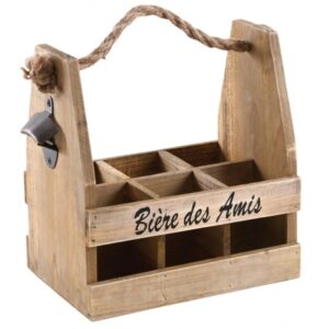 Photo de AUBRY GASPARD Porte-bouteilles de bières avec décapsuleur
