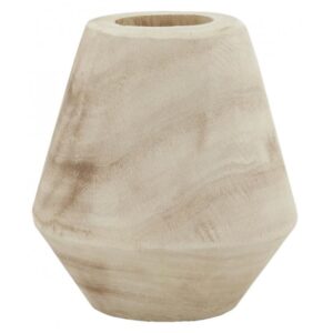 Photo de AUBRY GASPARD Vase en bois clair paulawnia h15