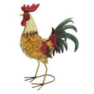 Photo de AUBRY GASPARD Coq métal h52 coloré