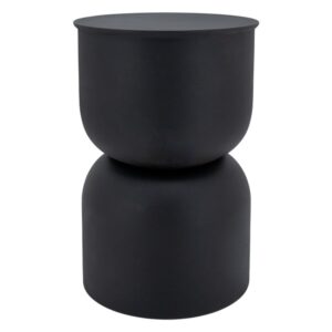Photo de AUBRY GASPARD Bout canapé h46 cm métal Noir
